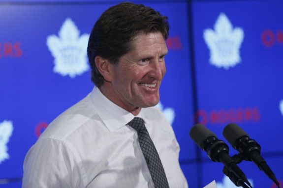 Maple Leafs head coach Mike Babcock