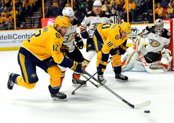 Predators center Mike Fisher