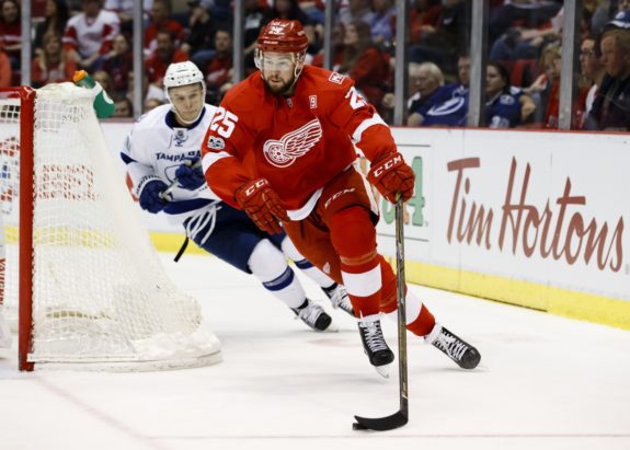 Defenseman Mike Green of the Detroit Red Wings.