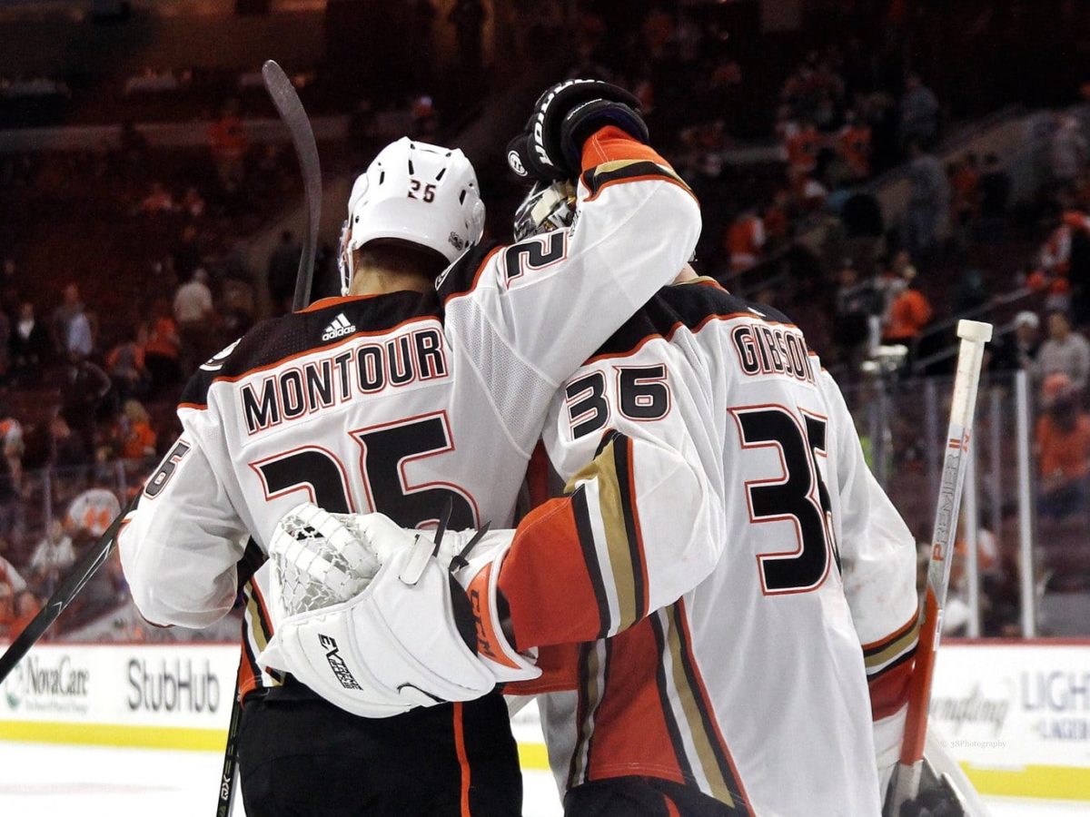 Brandon Montour John Gibson Anaheim Ducks