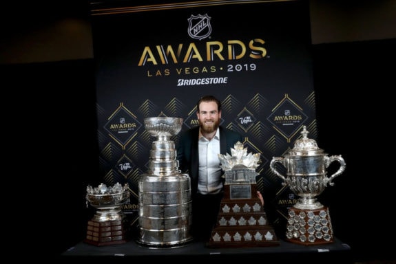 Ryan O'Reilly St. Louis Blues Frank J. Selke Stanley Cup Conn Smythe Clarence Campbell