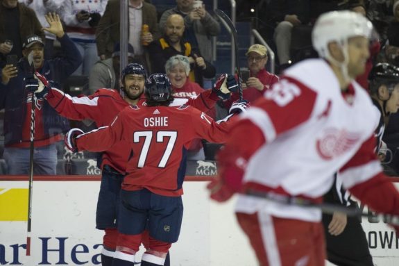 Washington Capitals Alex Ovechkin T.J. Oshie