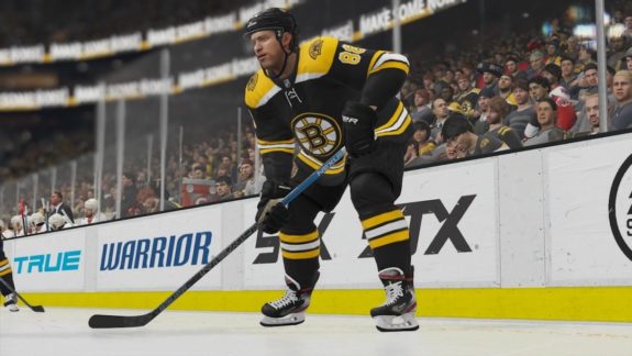 David Pastrnak in NHL 20, EA Sports