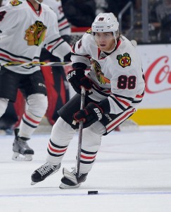 Patrick Kane was the last rookie to hit the 70 point mark (Jayne Kamin-Oncea-USA TODAY Sports)