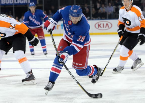 New York Rangers center Paul Carey