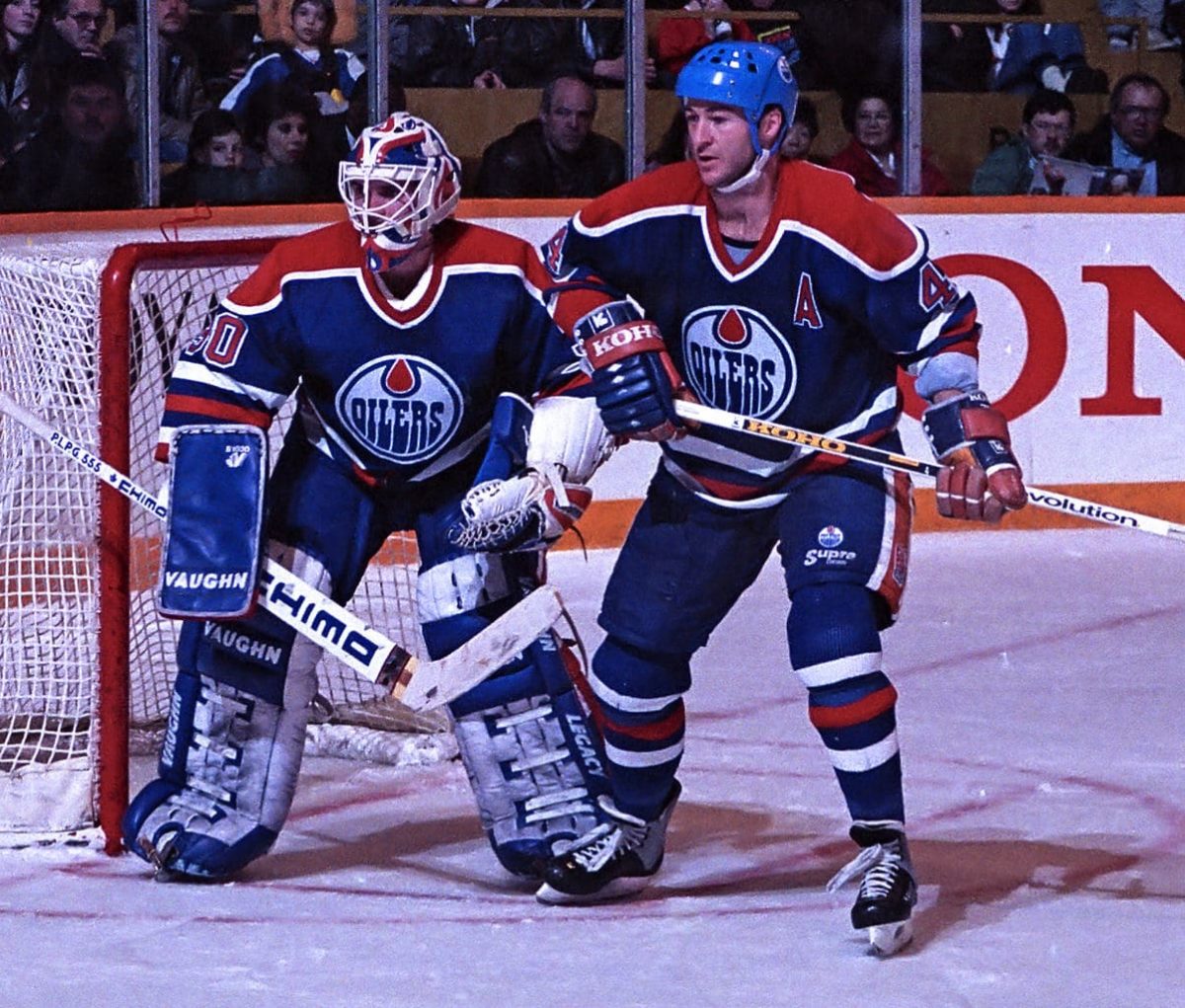 Kevin Lowe Bill Ranford Edmonton Oilers