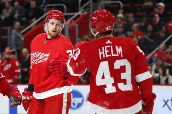 Detroit Red Wings Anthony Mantha Darren Helm