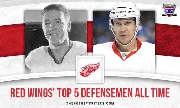 Detroit Red Wings' Top 5 Defensemen All Time Nicklas Lidstrom and Marcel Pronovost