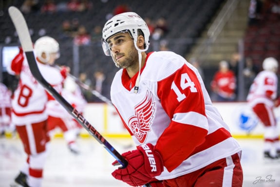 Robby Fabbri of the Detroit Red Wings