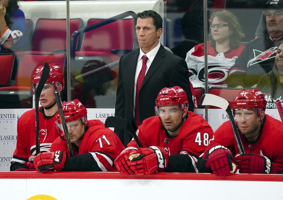 Coach Rod Brind'Amour Has The Carolina Hurricanes On Time