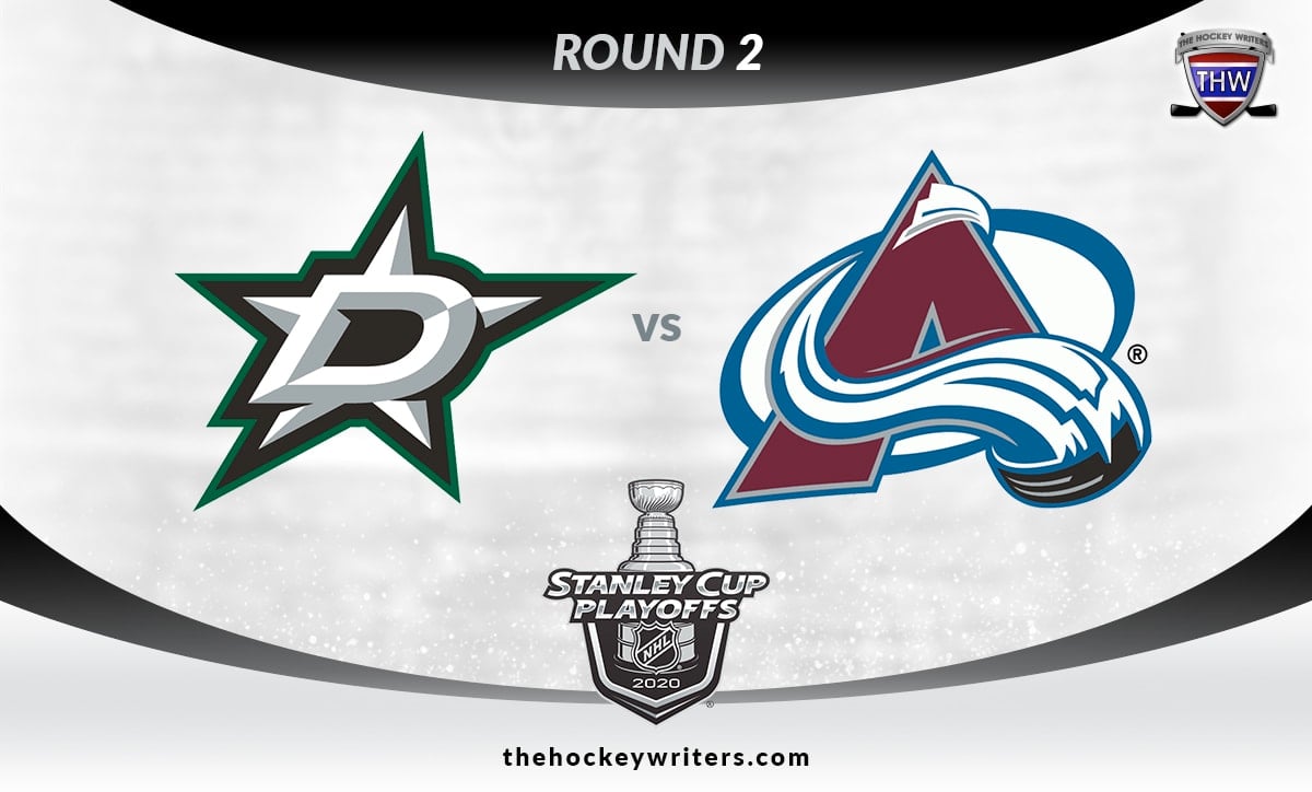 Round 2 2020 NHL Playoffs Colorado Avalanche vs Dallas