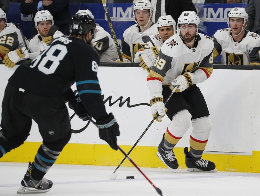 San Jose Sharks Rally Late Past The Vegas Golden Knights