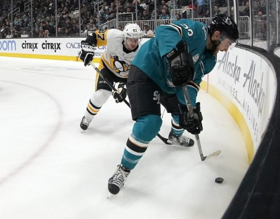 San Jose Sharks Barclay Goodrow Pittsburgh Penguins Sidney Crosby