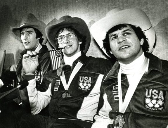 Dave Silk Jack O'Callahan Mike Eruzione Team USA 1980 Olympics
