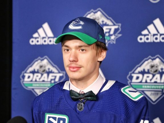 Artus Silovs Vancouver Canucks 2019 NHL Draft
