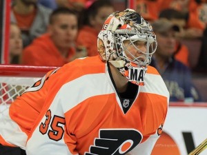 (Amy Irvin/The Hockey Writers) Steve Mason has really solidified himself as the starter — and thus likely the keeper — for the Philadelphia Flyers since Michal Neuvirth went down to injury in mid-November.