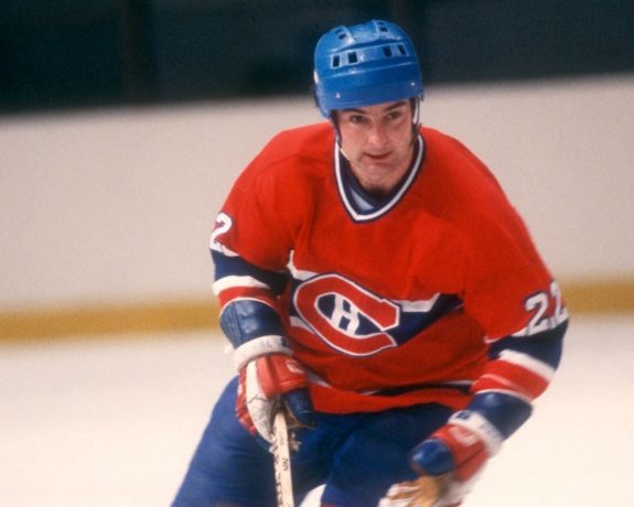 Steve Shutt #22 of the Montreal Canadiens