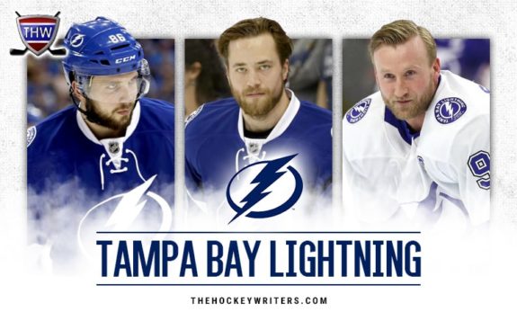 Nikita Koutcherov Victor Hedman Steven Stamkos
