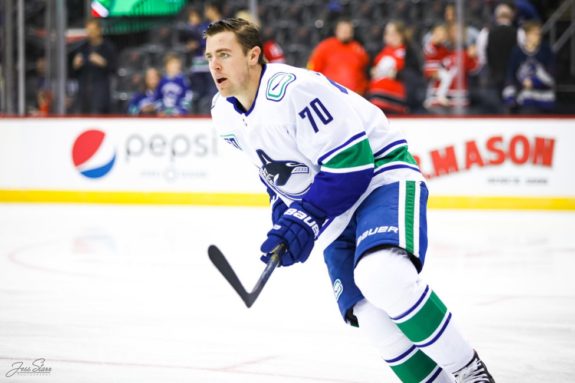 Tanner Pearson Vancouver Canucks