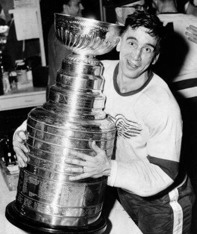 Detroit Red Wings Ted Lindsay Stanley Cup