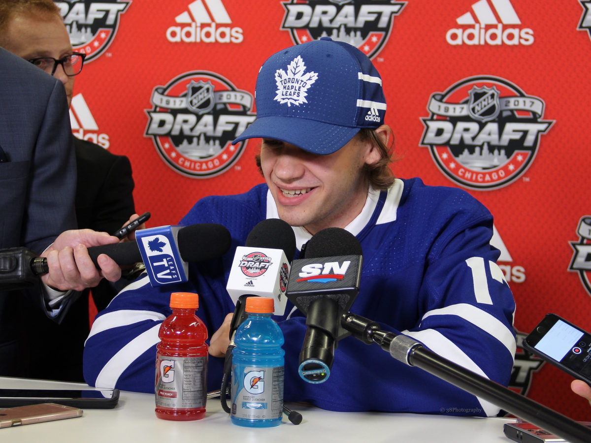 Timothy Liljegren, NHL Draft, Toronto Maple Leafs