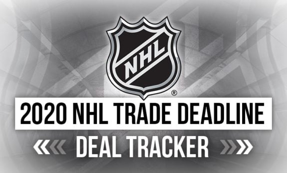 2020 NHL Trade Deadline: Deal Tracker