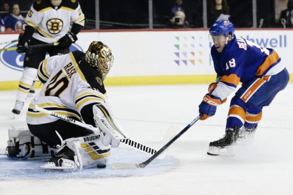 Boston Bruins Tuukka Rask New York Islanders Anthony Beauvillier