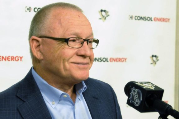 Jim Rutherford General Manager Pittsburgh Penguins
