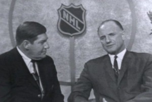 Ward Cornell interviewed all of the stars of the 1950's and 60's. Here with Teeder Kennedy.