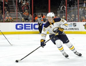Jack Eichel has not made his season debut because of an injury. (Eric Hartline-USA TODAY Sports)