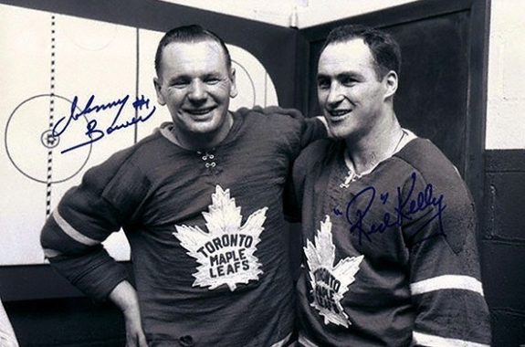 Johnny Bower, Red Kelly, Toronto Maple Leafs