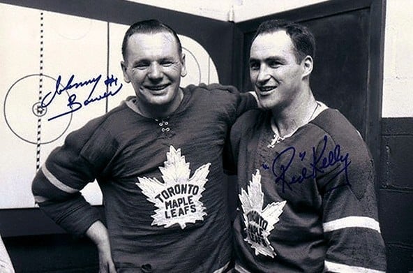Red Kelly, Johnny Bower