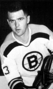 Harry Sinden, seen last season with Minneapolis Bruins.
