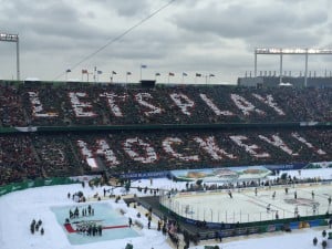 The Wild's first outdoor game was a highlight in Minnesota's rollercoaster season. (Photo courtesy of Rick Rischall)