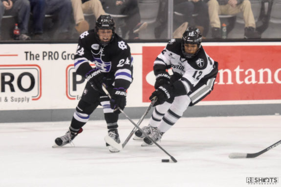 Erik Foley with Providence College