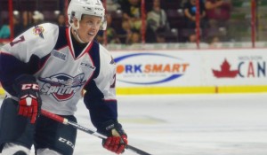 Windsor Spitfires' forward Tyler Angle. Photo Courtesy: Dave Jewell THW