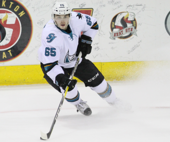 San Jose Barracuda center Danny O'Regan