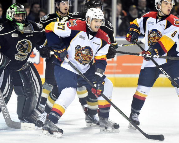 Warren Foegele, OHL, Erie Otters, Carolina Hurricanes