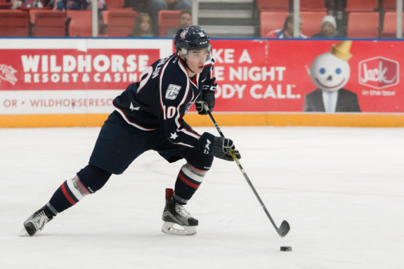 Dylan Coghlan of the Tri-City Americans