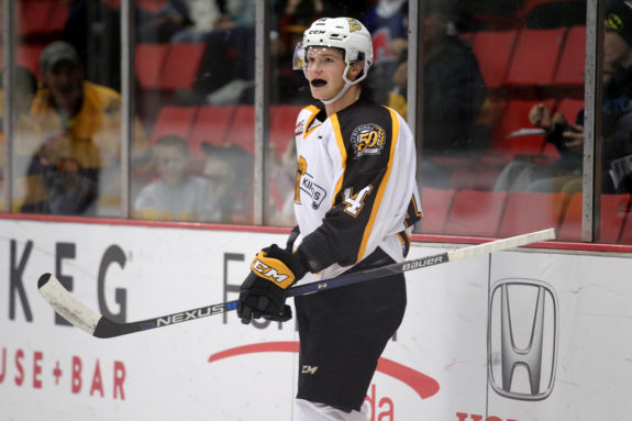 Ty Lewis of the Brandon Wheat Kings