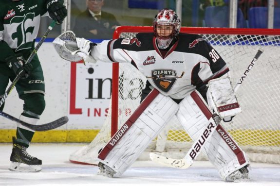 David Tendeck of the Vancouver Giants