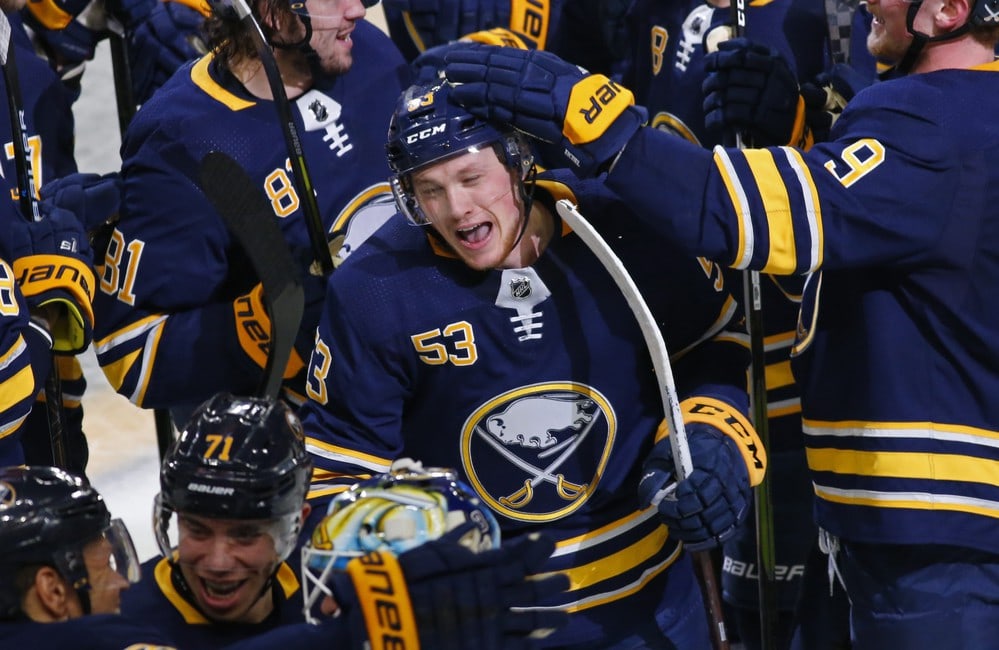 NHL Notebook: Smiling Jeff Skinner Enjoying Sabres Streak