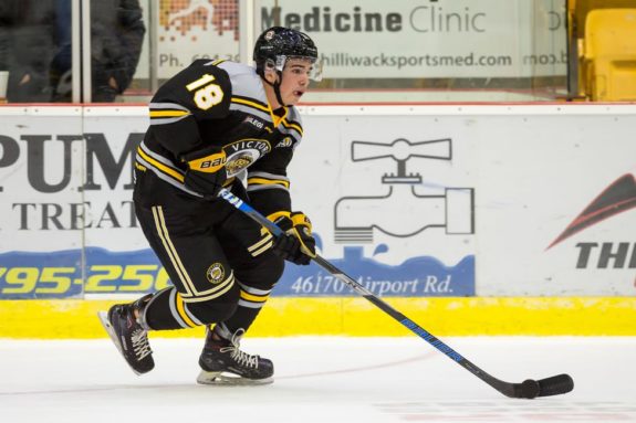 DO NOT USE Alex Newhook of the Victoria Grizzlies