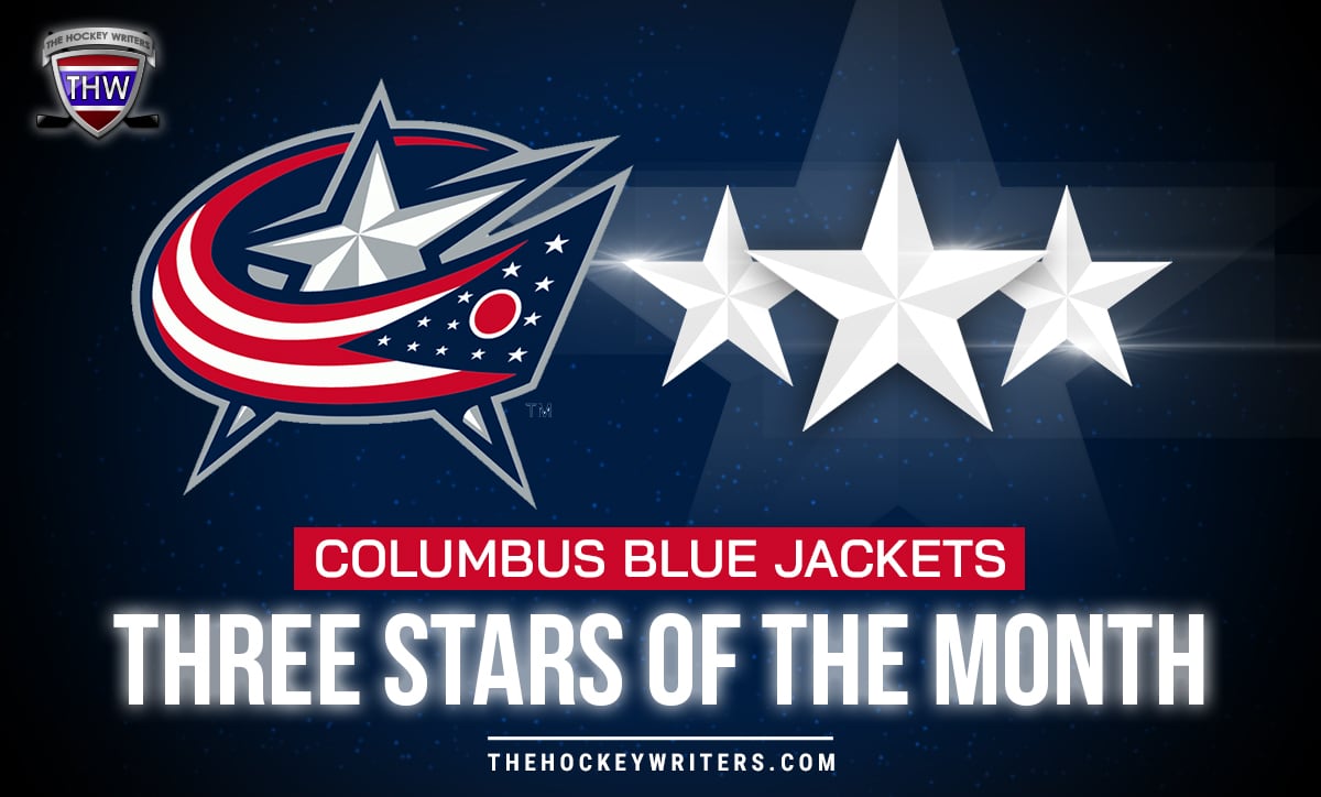 Three Stars of the Month Columbus Blue Jackets - January 2021.