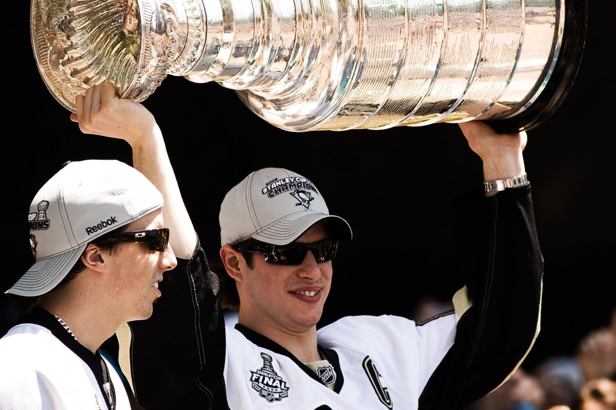 Marc-Andre Fleury Sidney Crosby Stanley Cup