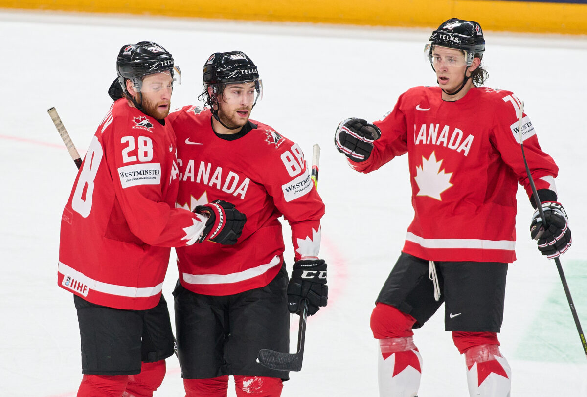 Andrew Mangiapane Connor Brown Troy Stecher Team Canada