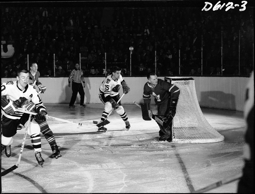 NHL 1960s Toronto Maple Leafs Chicago Black Hawks