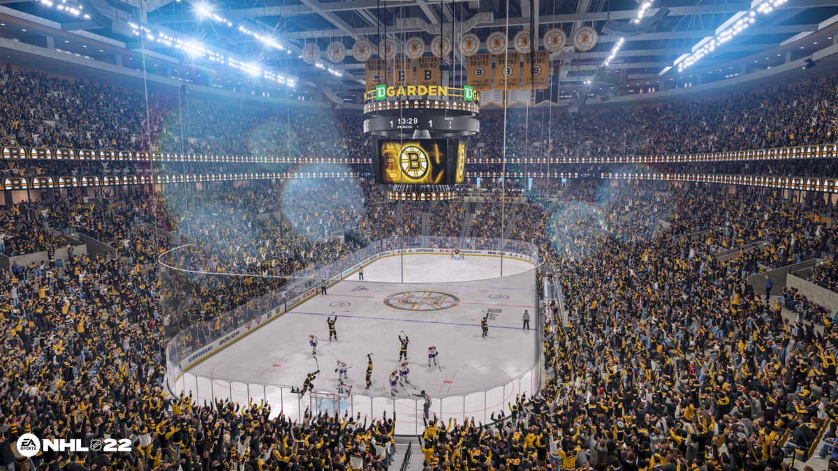 Boston Bruins TD Garden NHL 22