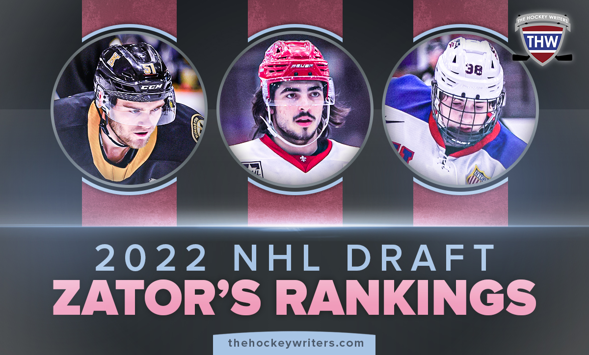 22 Nhl Draft Zator S Top 96 April Rankings