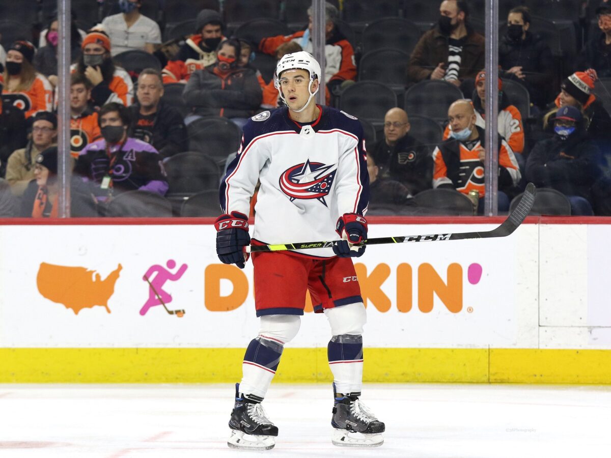 Gavin Bayreuther Columbus Blue Jackets